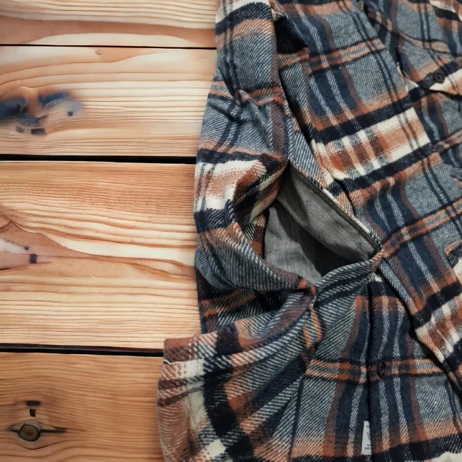 پیراهن پشمی دو جیب ترک