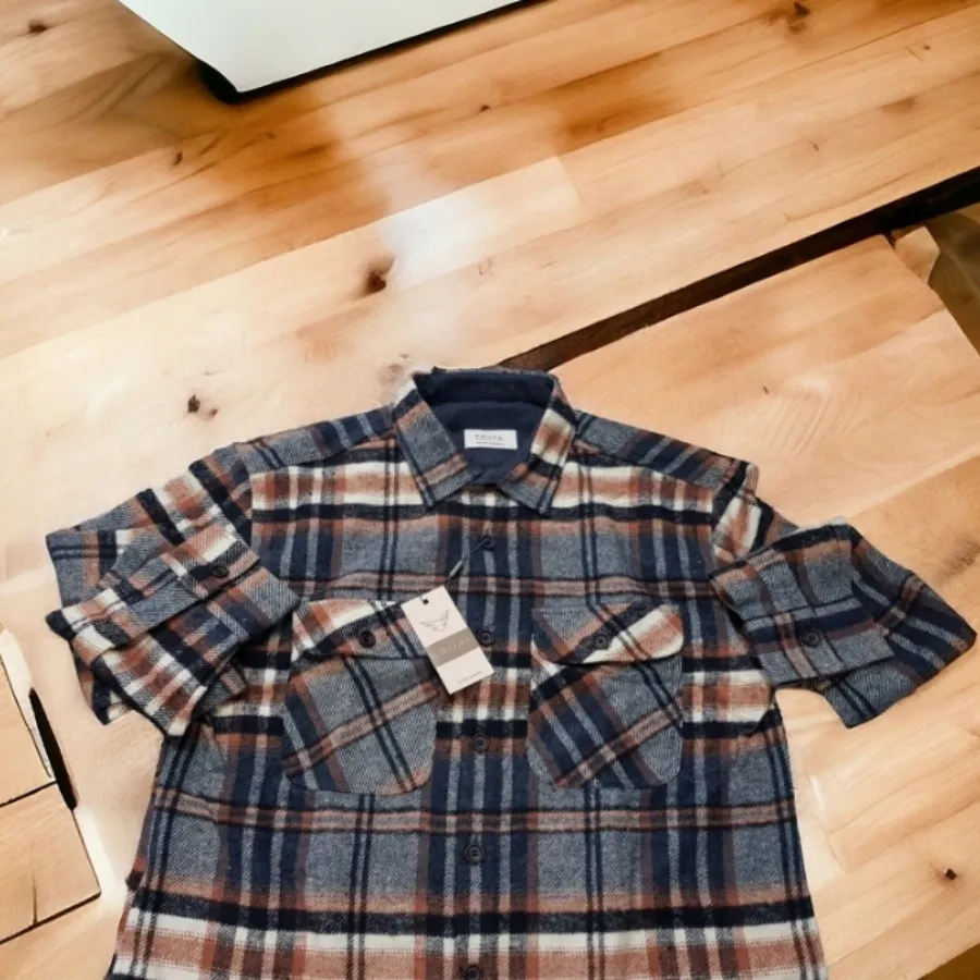 پیراهن پشمی دو جیب ترک