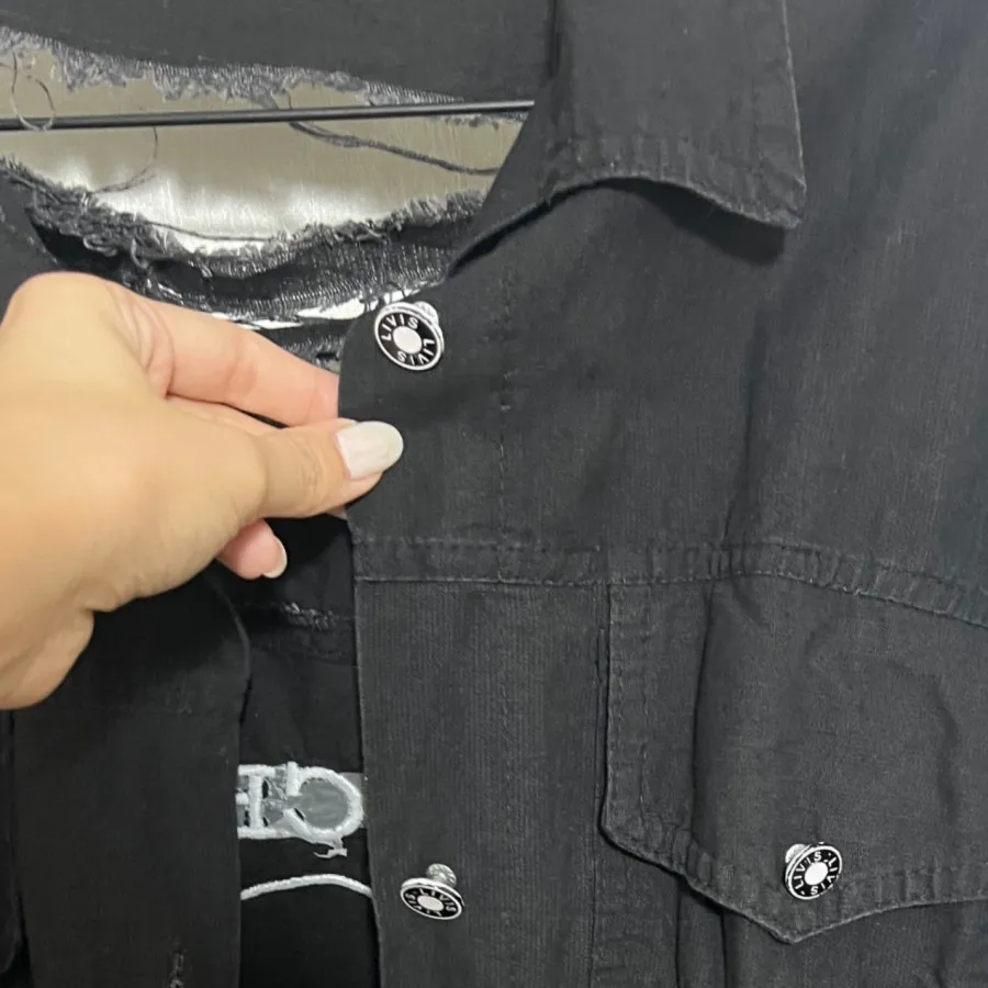 پیراهن کتان مشکی