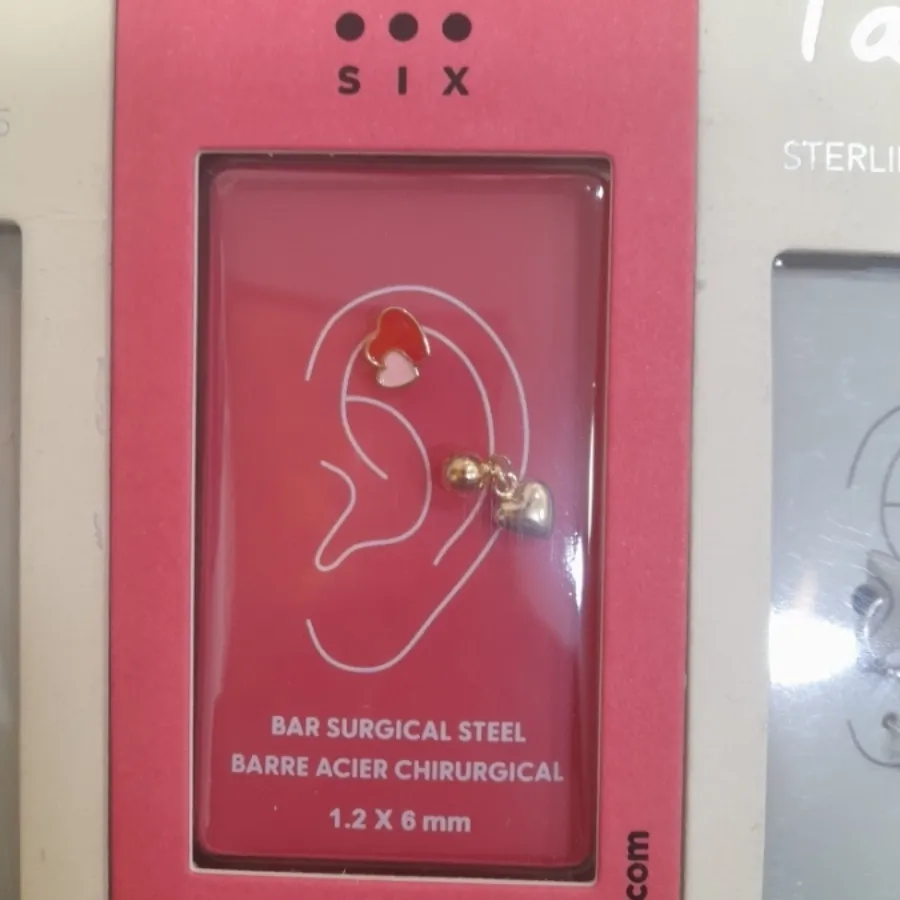 پیرسینگ گوش وبینی نقره925