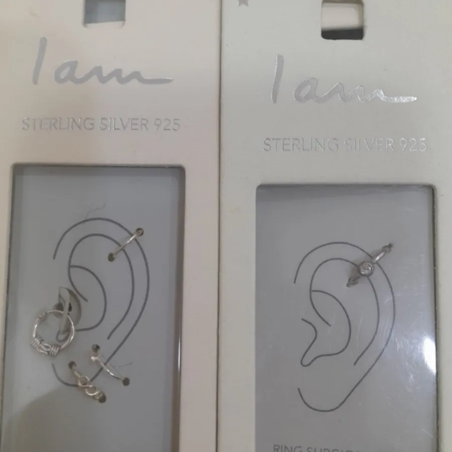 پیرسینگ گوش وبینی نقره925