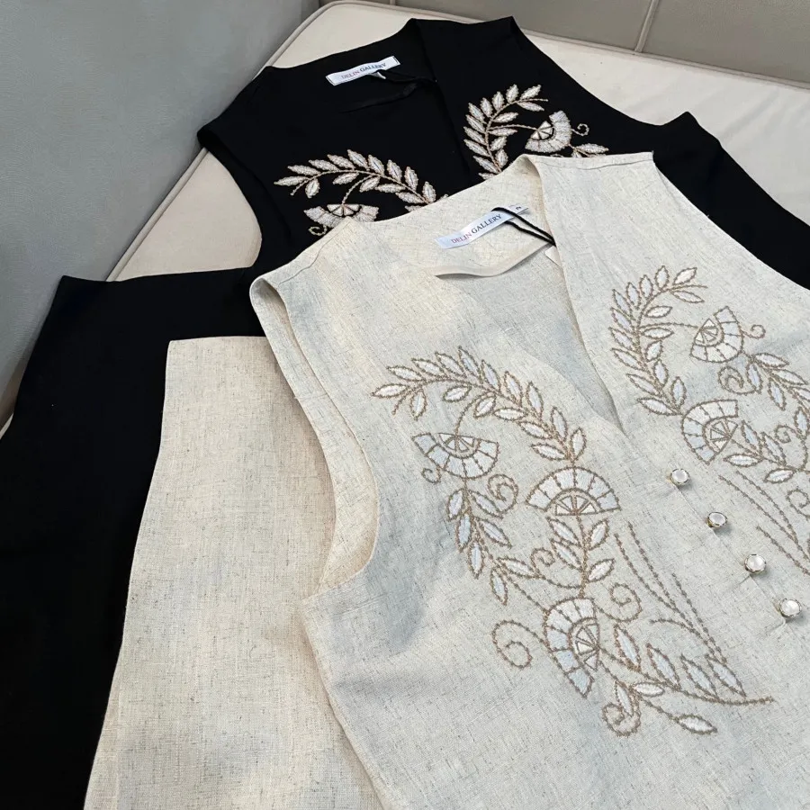 وست و شلوار لینن درجه 1