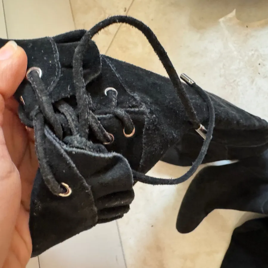 بوت بلند پاشنه دار جیر