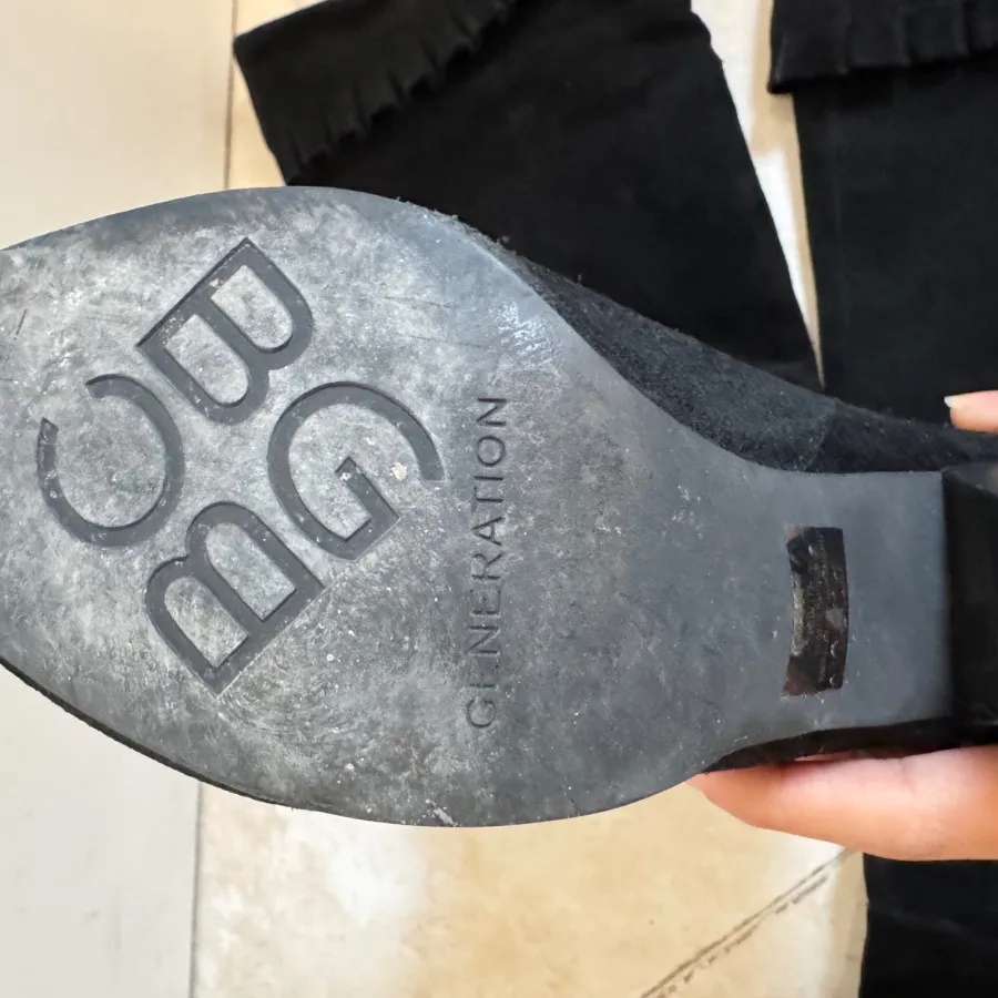 بوت بلند پاشنه دار جیر