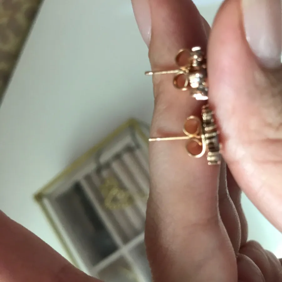 گوشواره میخی نگین دار