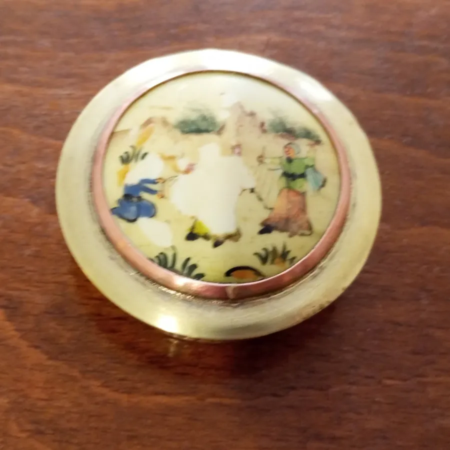 جا جواهری برنجی آنتیک