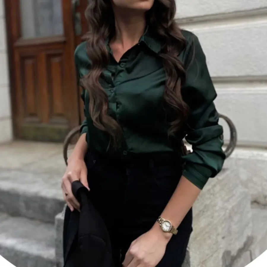 حراج شومیز سبز زمردی