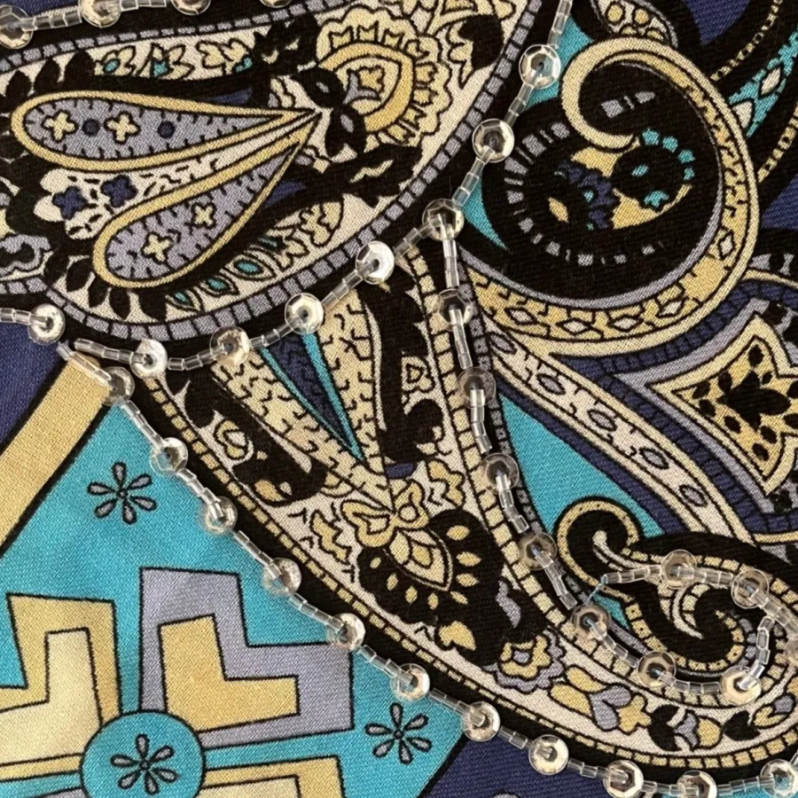 #شال #مجلسی  #پولک دوزی