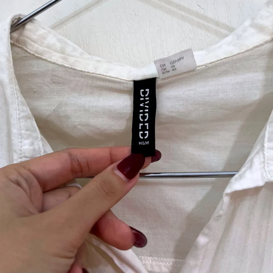 شومیز سفید اچ اندام