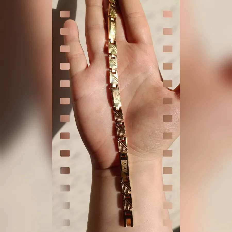 دستبند اسپرت استیل گوچی