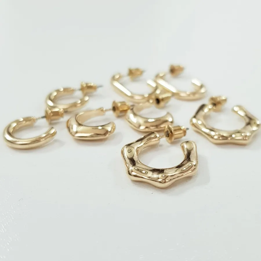 پک چهار جفتی گوشواره حلقه