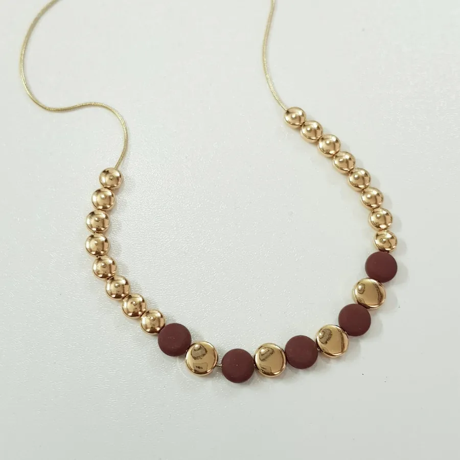 گردنبند رولباسی طلایی