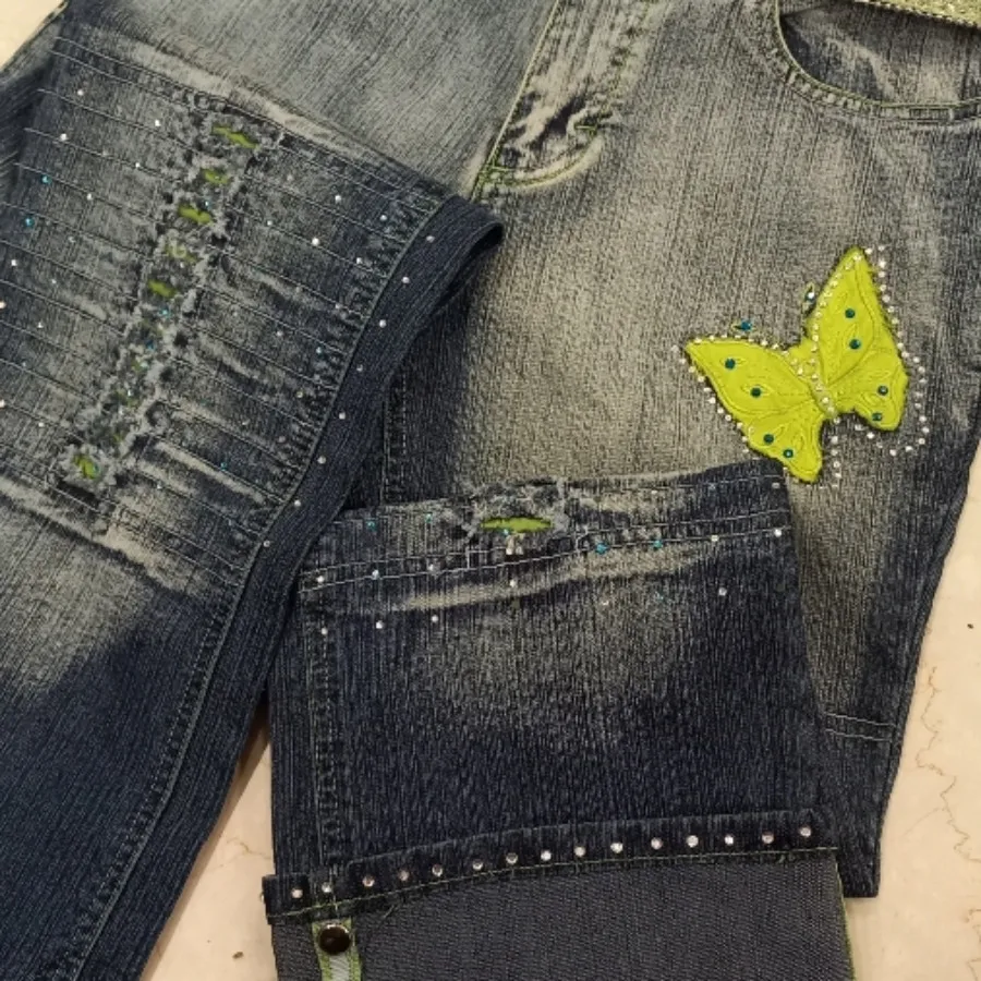 شلوار جین واید لگ