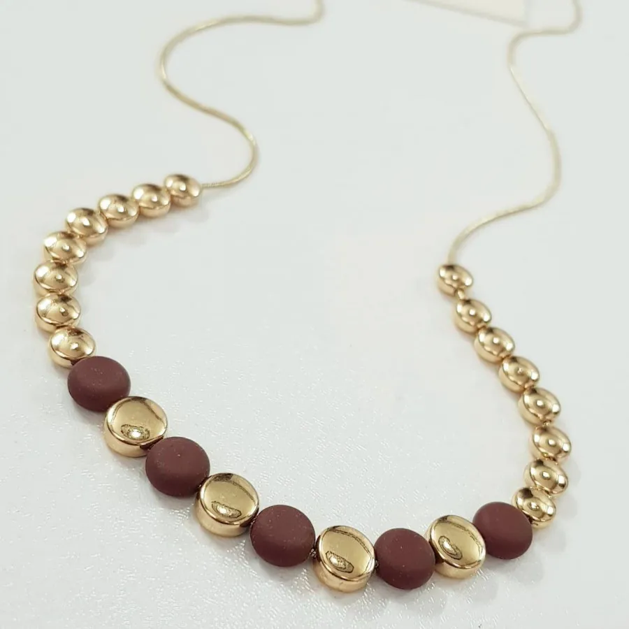 گردنبند رولباسی طلایی