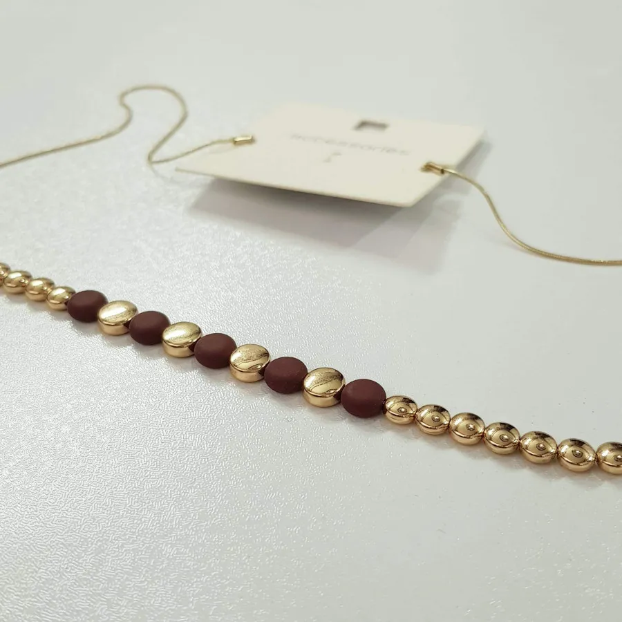 گردنبند رولباسی طلایی