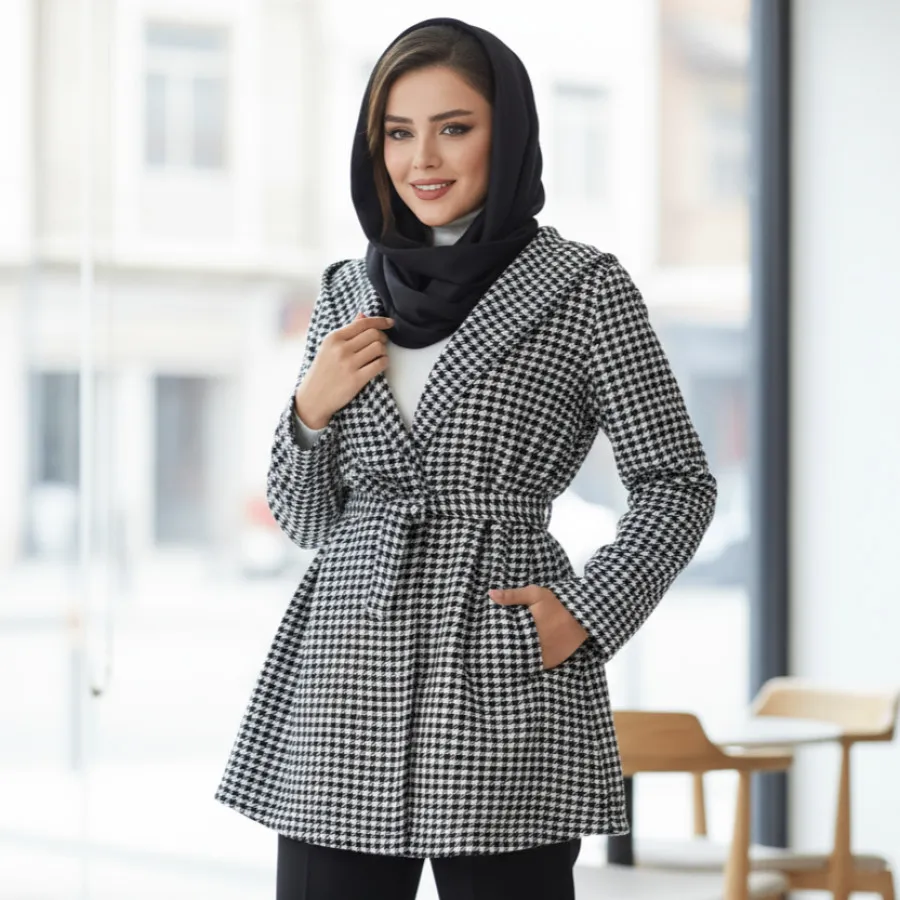 پالتو پیچازی زنانه مدل کم