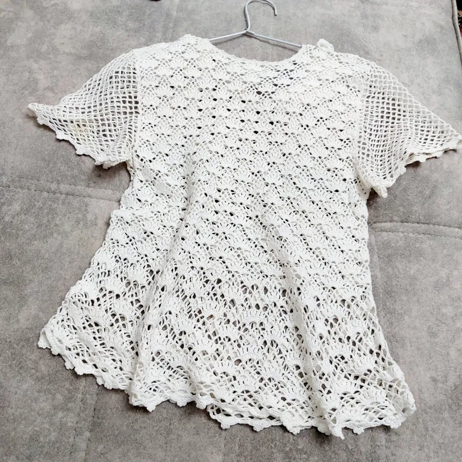 تیشرت قلاب بافی