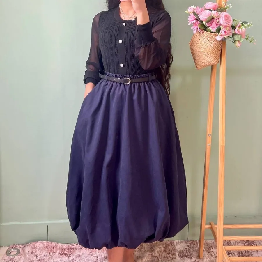 دامن جنس کتان گرم درجه یک