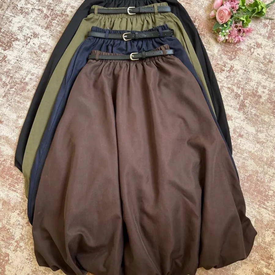 دامن جنس کتان گرم درجه یک