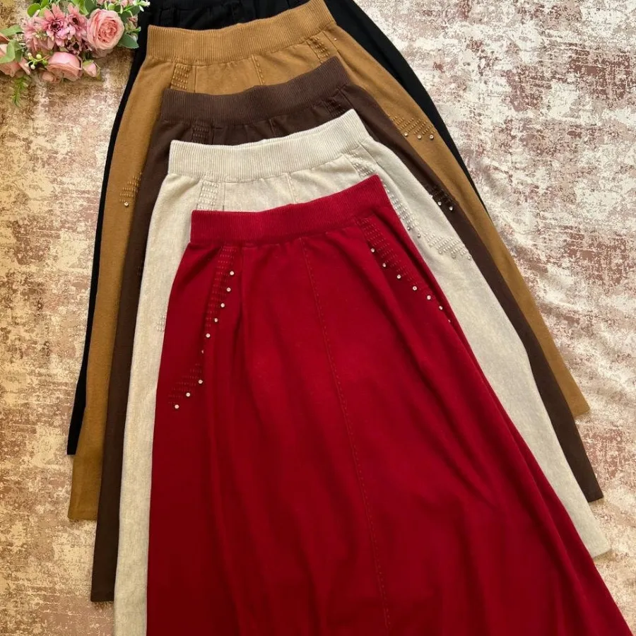 دامن جنس بافت گرم