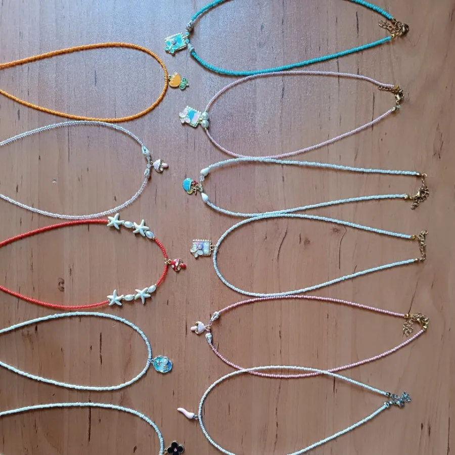 گردنبند منجوقی پلاک دار