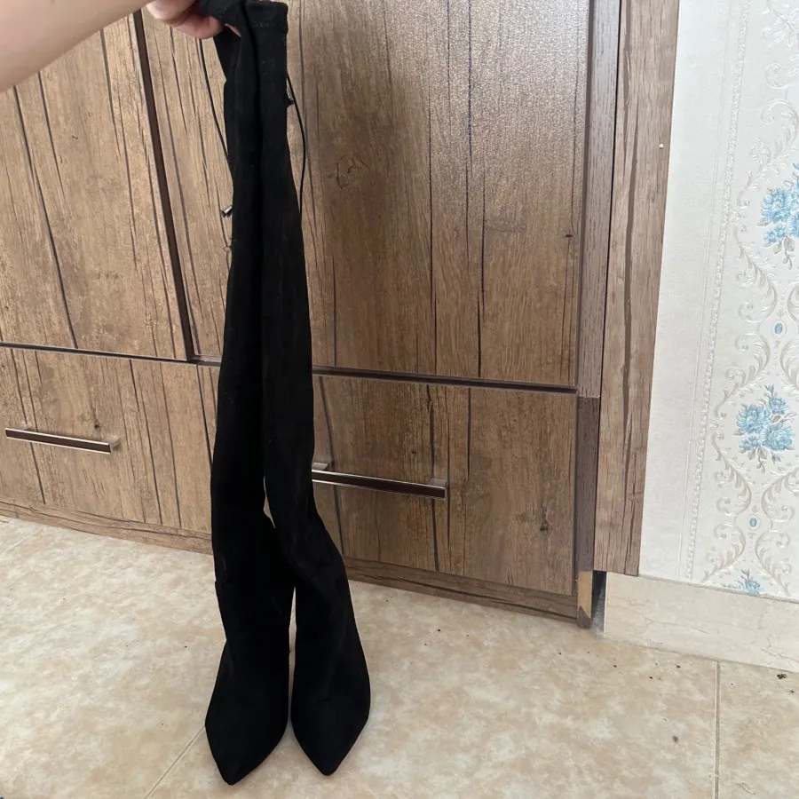 بوت بلند جیر مشکی