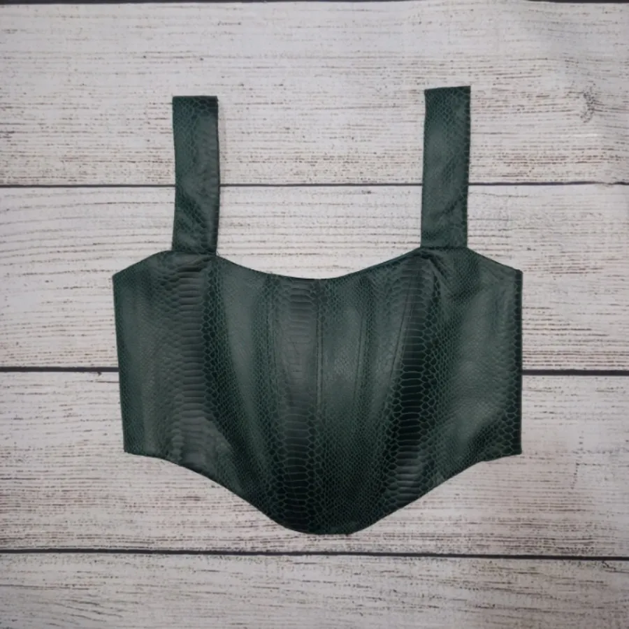 تاپ چرم فنر دوزی