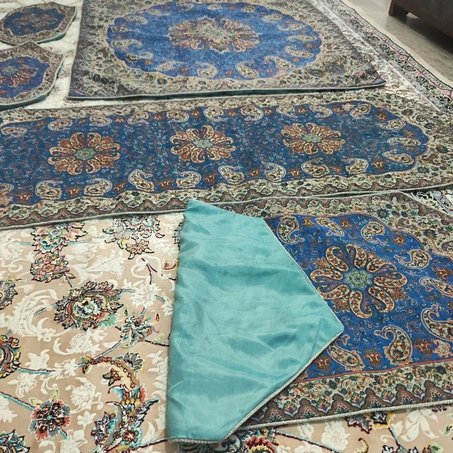 ست 5تیکه رومیزی ترمه یزد