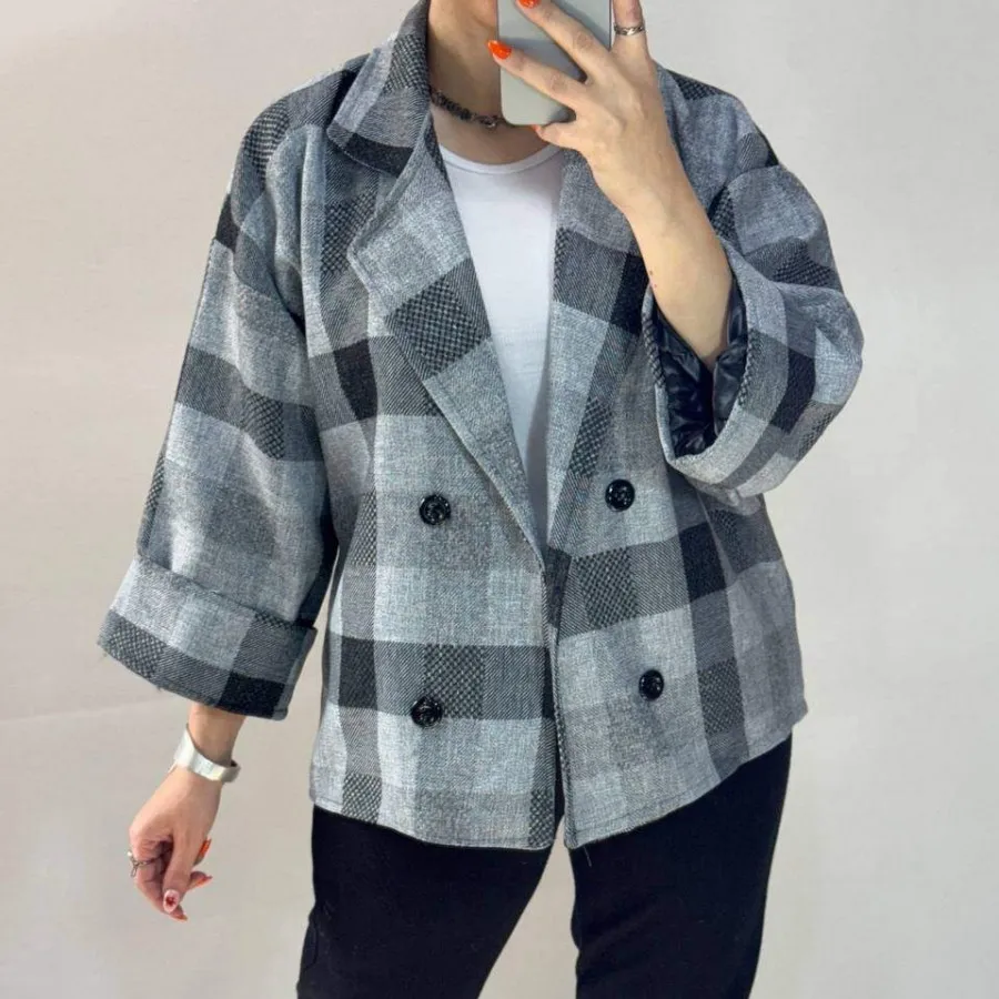 کت تک زنانه آستین پاکتی