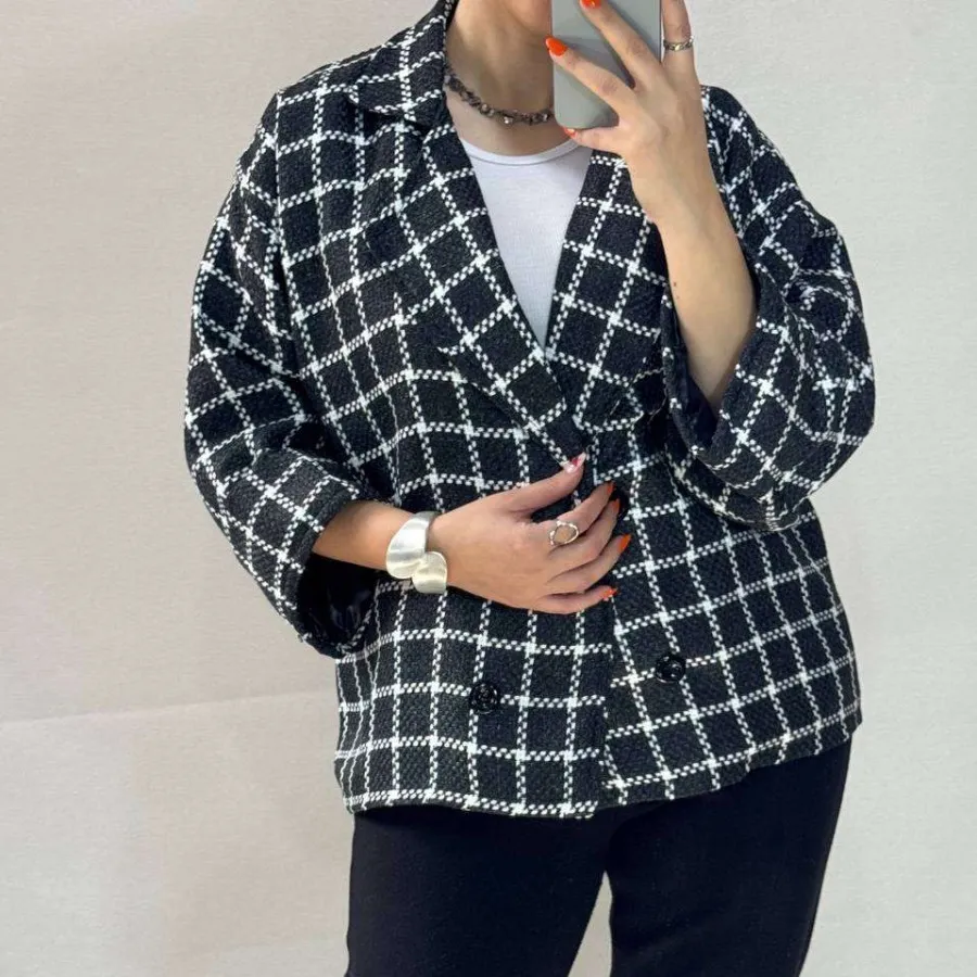 کت تک زنانه آستین پاکتی