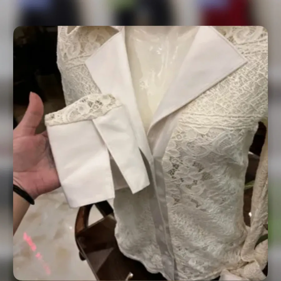 شومیز گیپور ایتالیایی