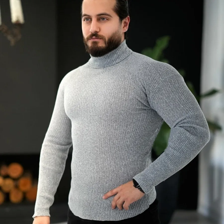 بافت مردانه یقه اسکی