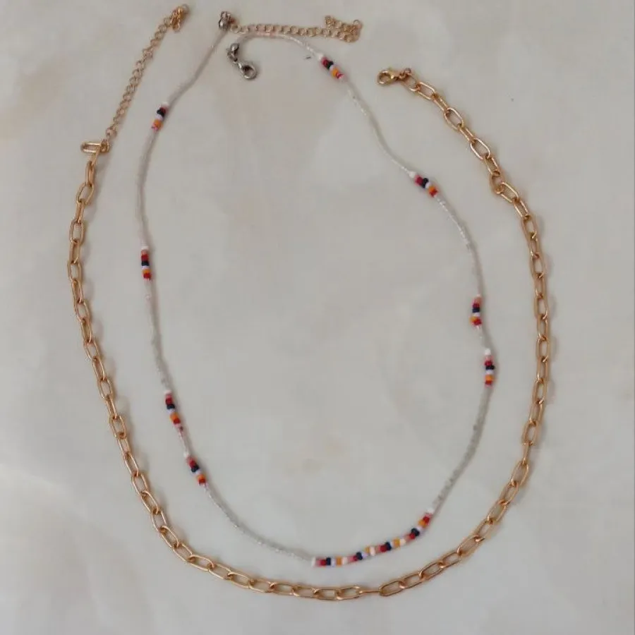 2 عدد گردنبند با هم