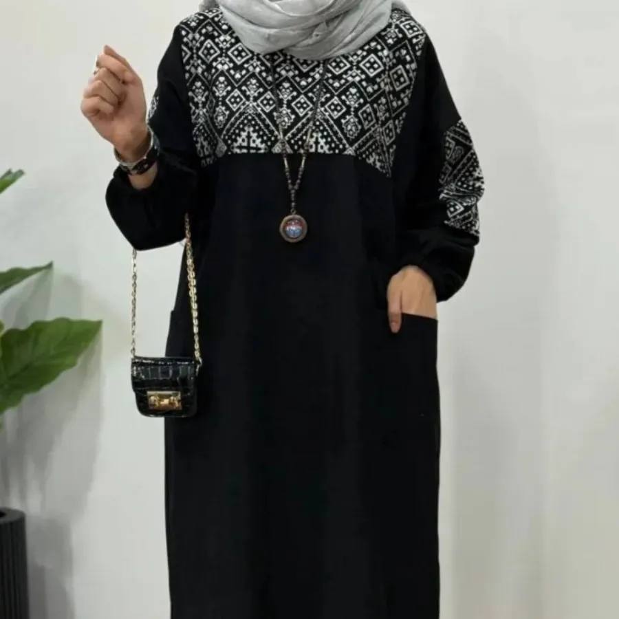 پیراهن مانتوی سوزن دوزی