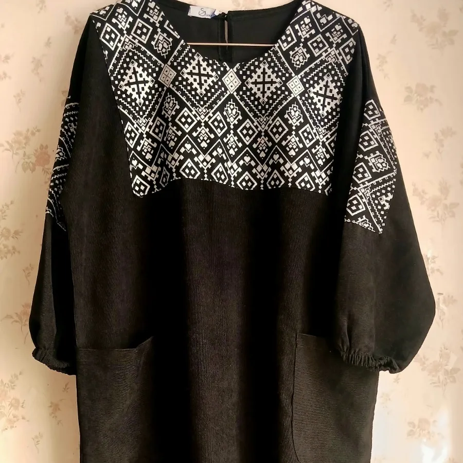 پیراهن مانتوی سوزن دوزی