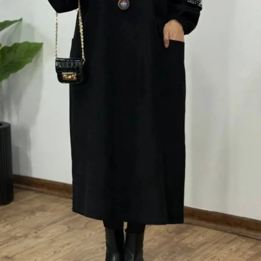 پیراهن مانتوی سوزن دوزی