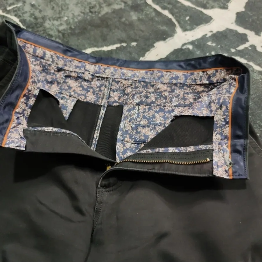 شلوار مردونه کتان کبریتی