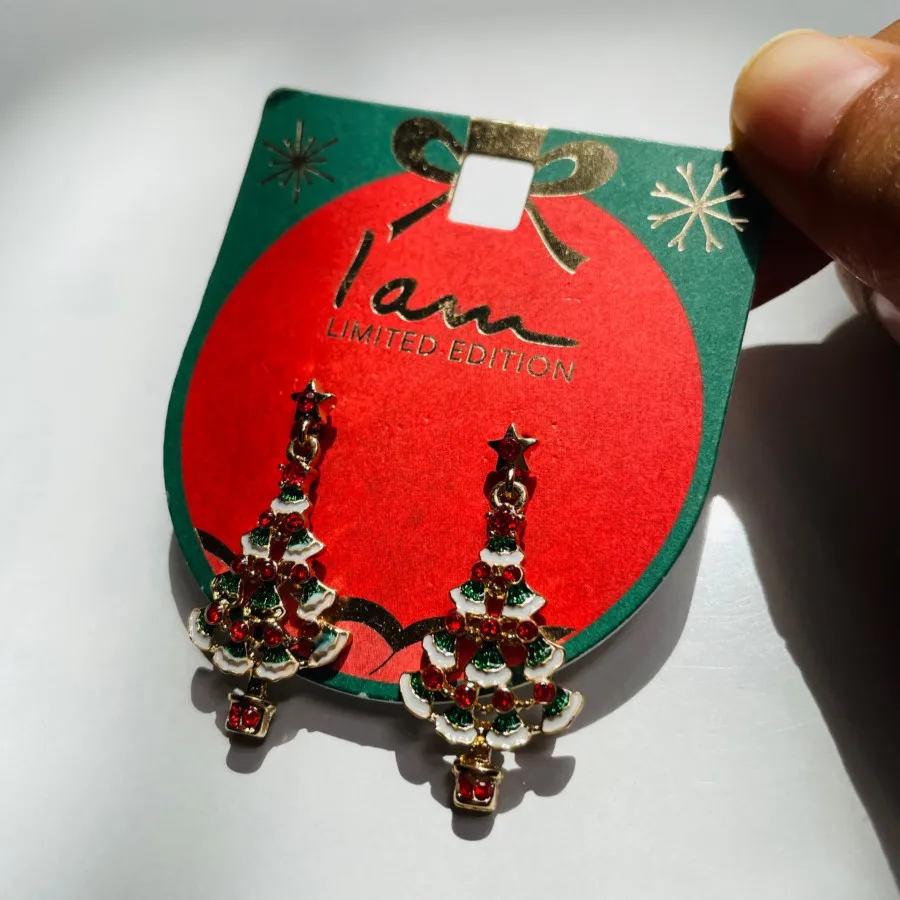 گوشواره کریسمس برندI am