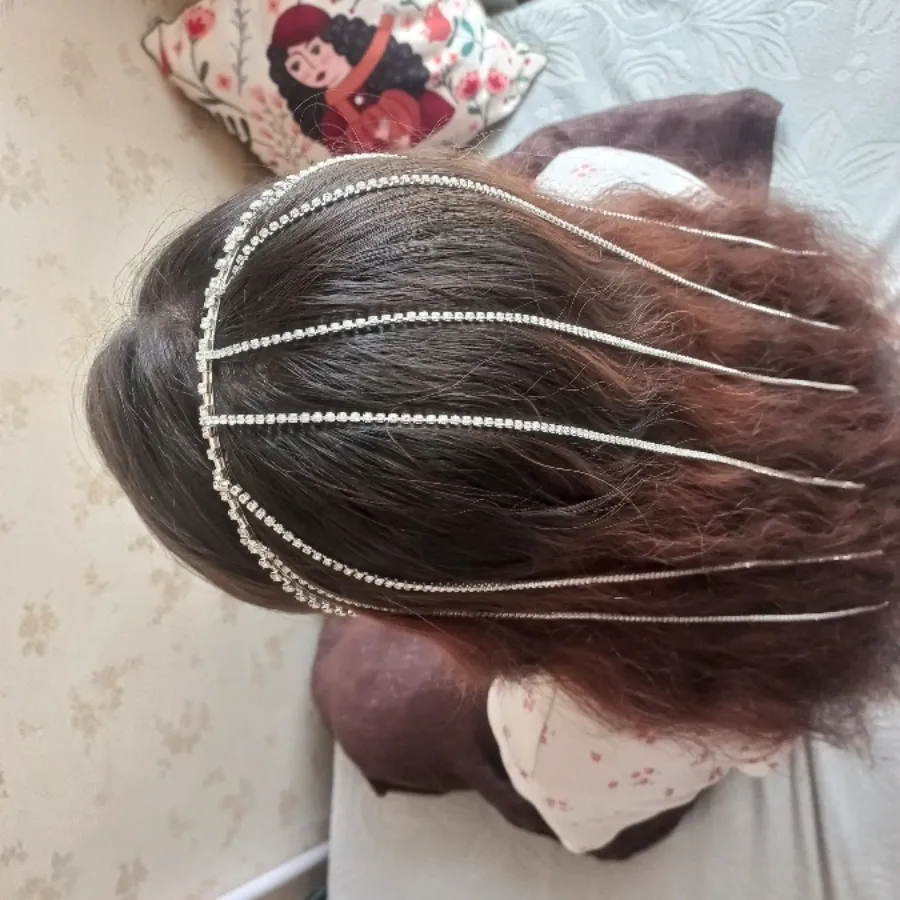 تل سر آویز دار نگینی