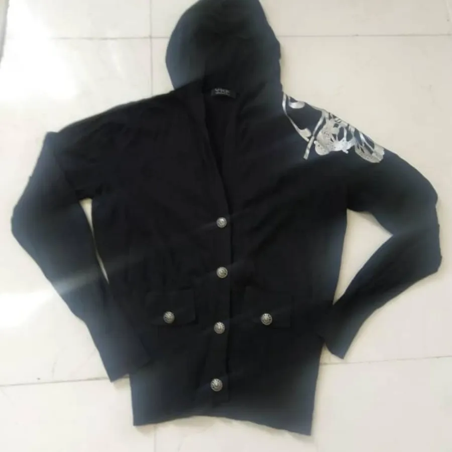 ژاکت بافت کلاهدار