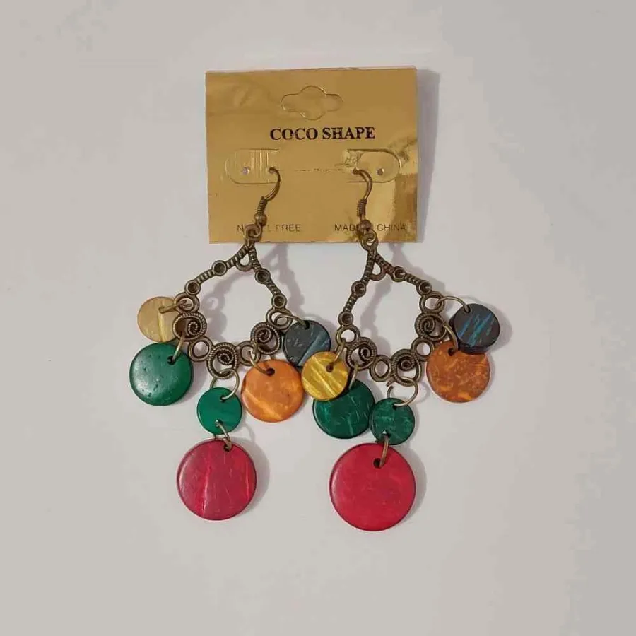 گوشوار سنتی برنز کوکو شیپ