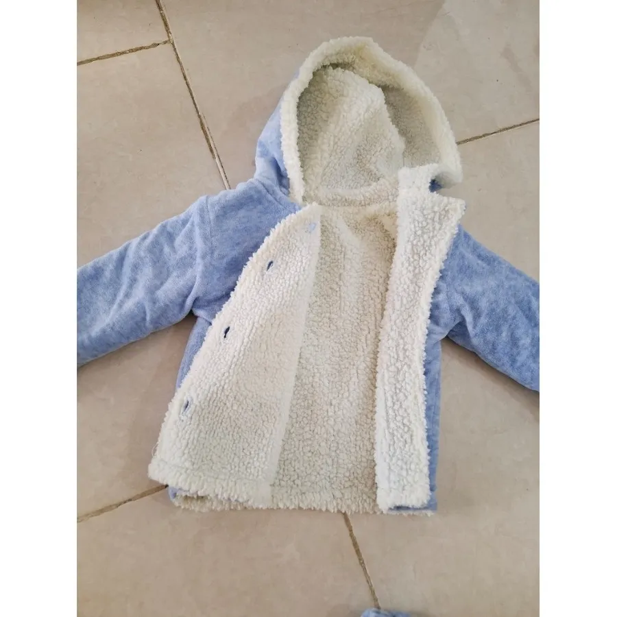 ست کاپشن و شلوار نوزادی