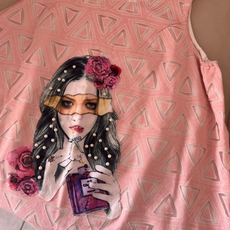 پیرهن کارشده حریر