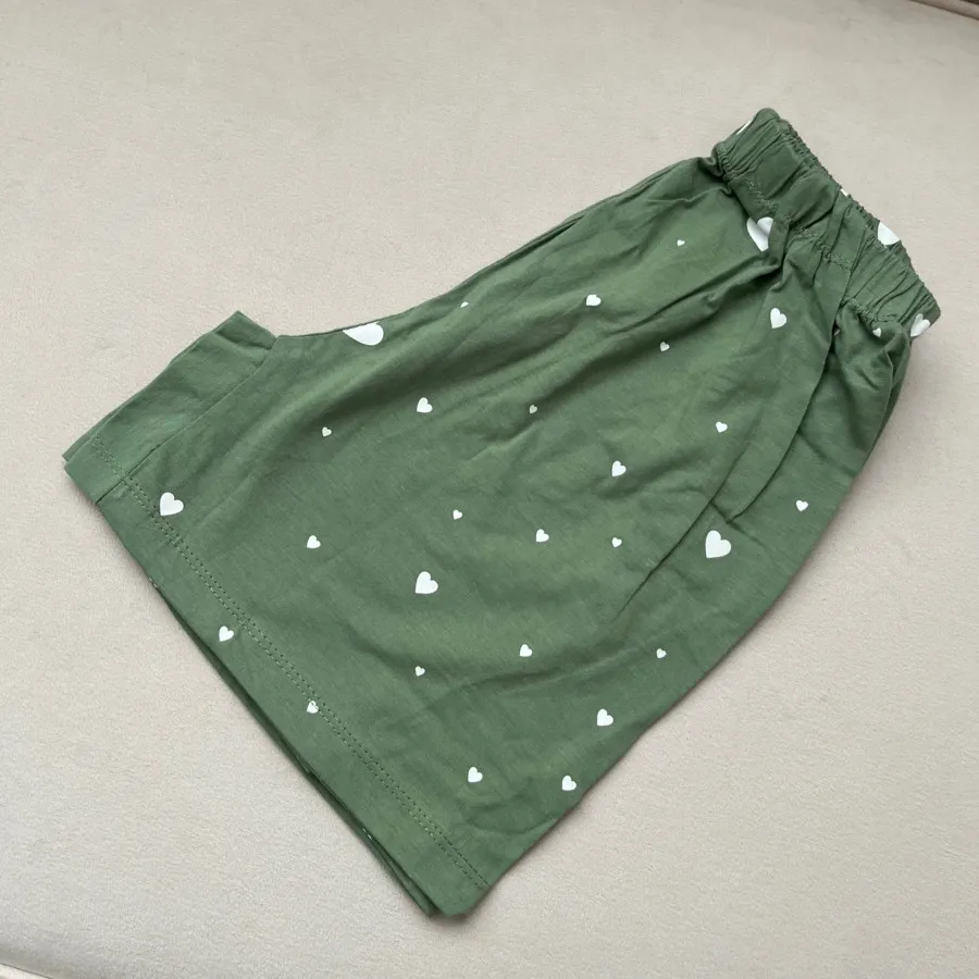 کراپ و شلوارک قلبی