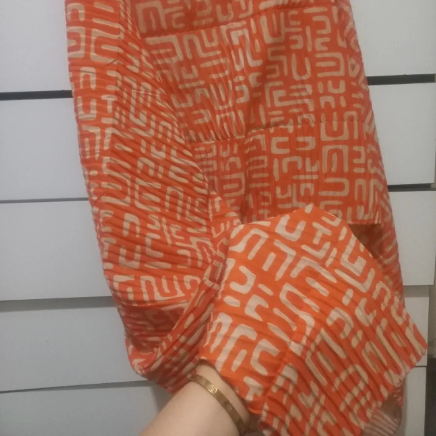 شال نارنجی شیک