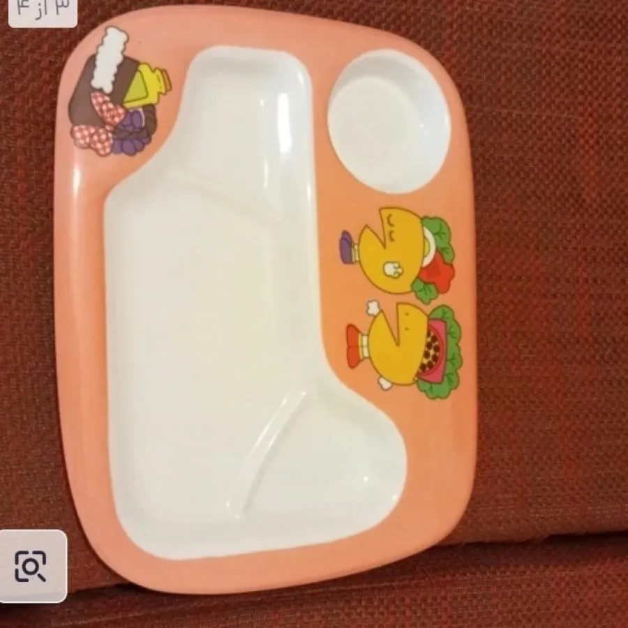 ظرف غذای کودک ملامین