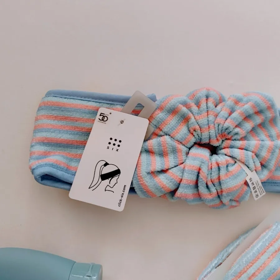 کش مو و هدبند حوله ای