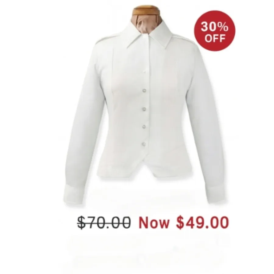 شومیز سفید اسکینی