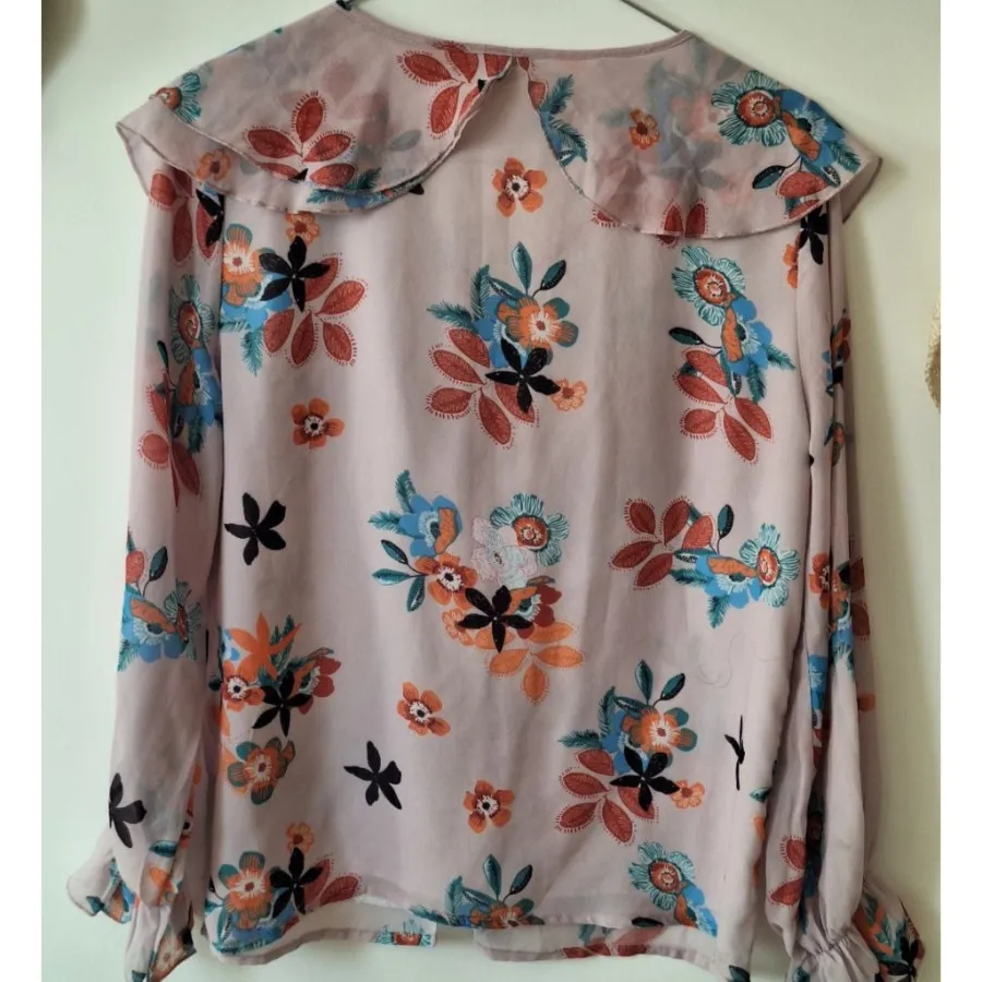 شومیز حریر استردار SHEIN