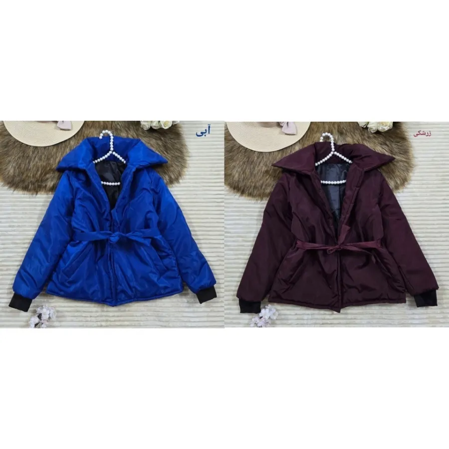 کاپشن مموری کمربنددار